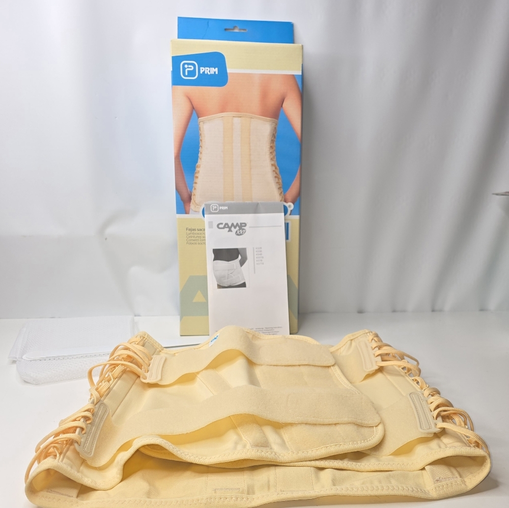 Sacrolumbar Back Support Size L. Camp MMI. Made In Spain. New.